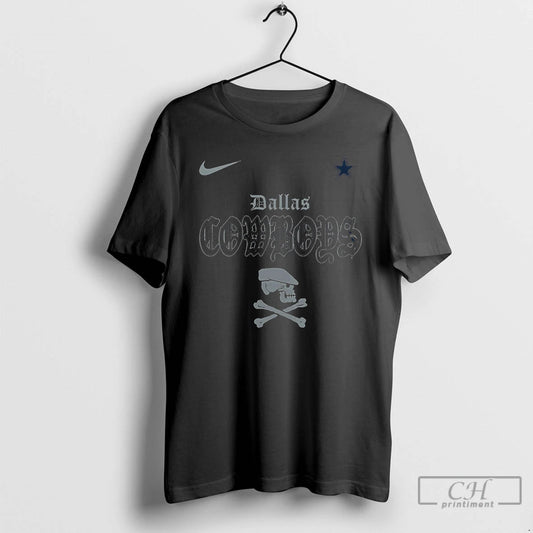 Classic Dallas Cowboys X Dropkick Murphys Go Cowboys Skull Logo