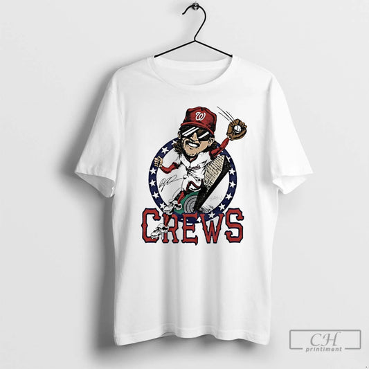 Classic Dylan Crews Washington Nationals Player Signature Caricature