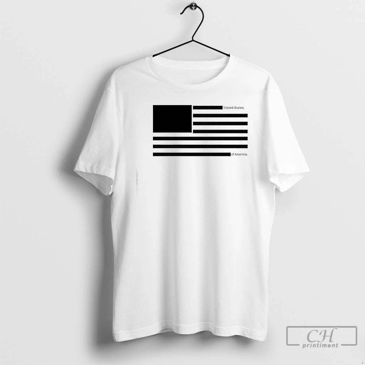 Classic Epstein Files America Flag Redacted