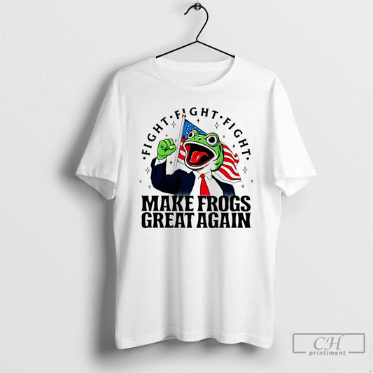 Classic Fight Make Frogs Great Again Funny