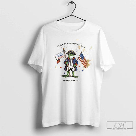 Classic Frog Happy Birthday America 250 Years Meme