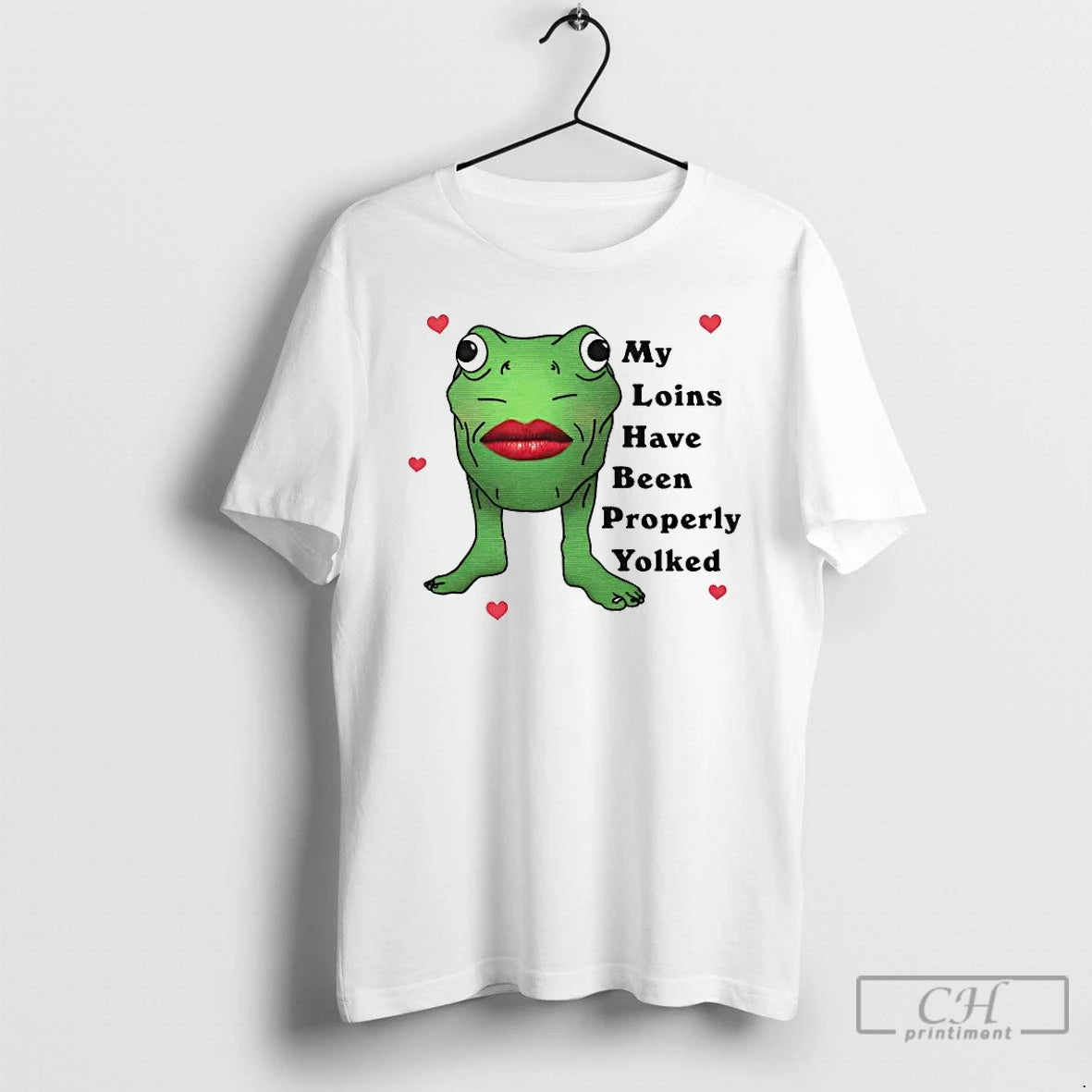 Classic Frog My Loins Have Been Properly Yolked