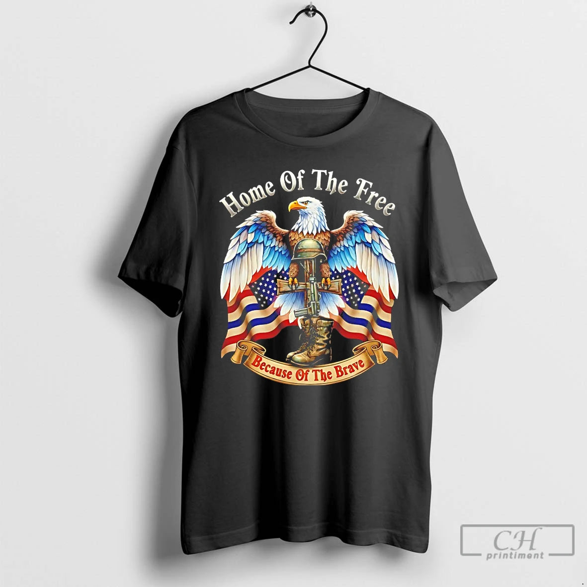 Classic Home Of The Free Because Of The Brave