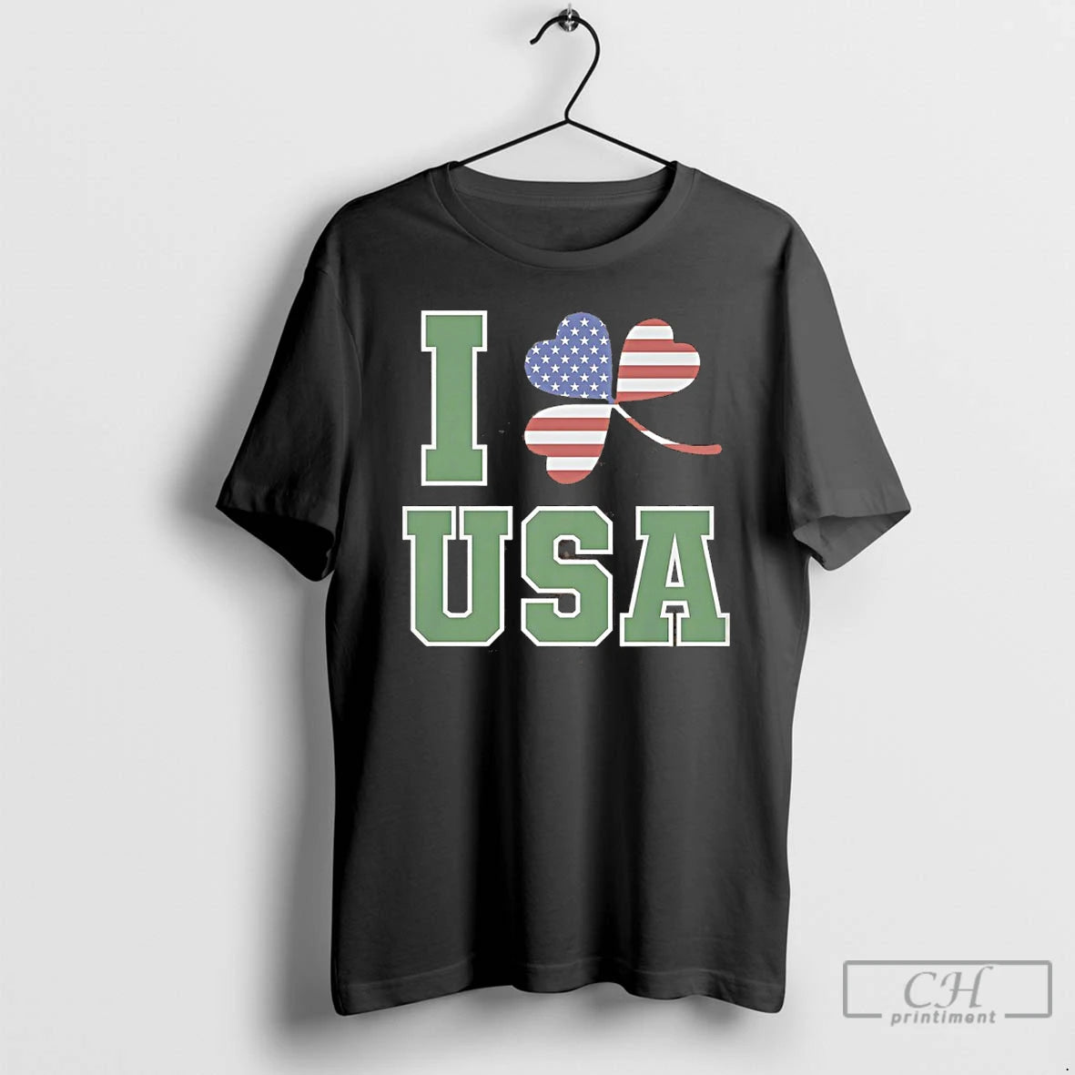 Classic I Love Usa St Patricks Day
