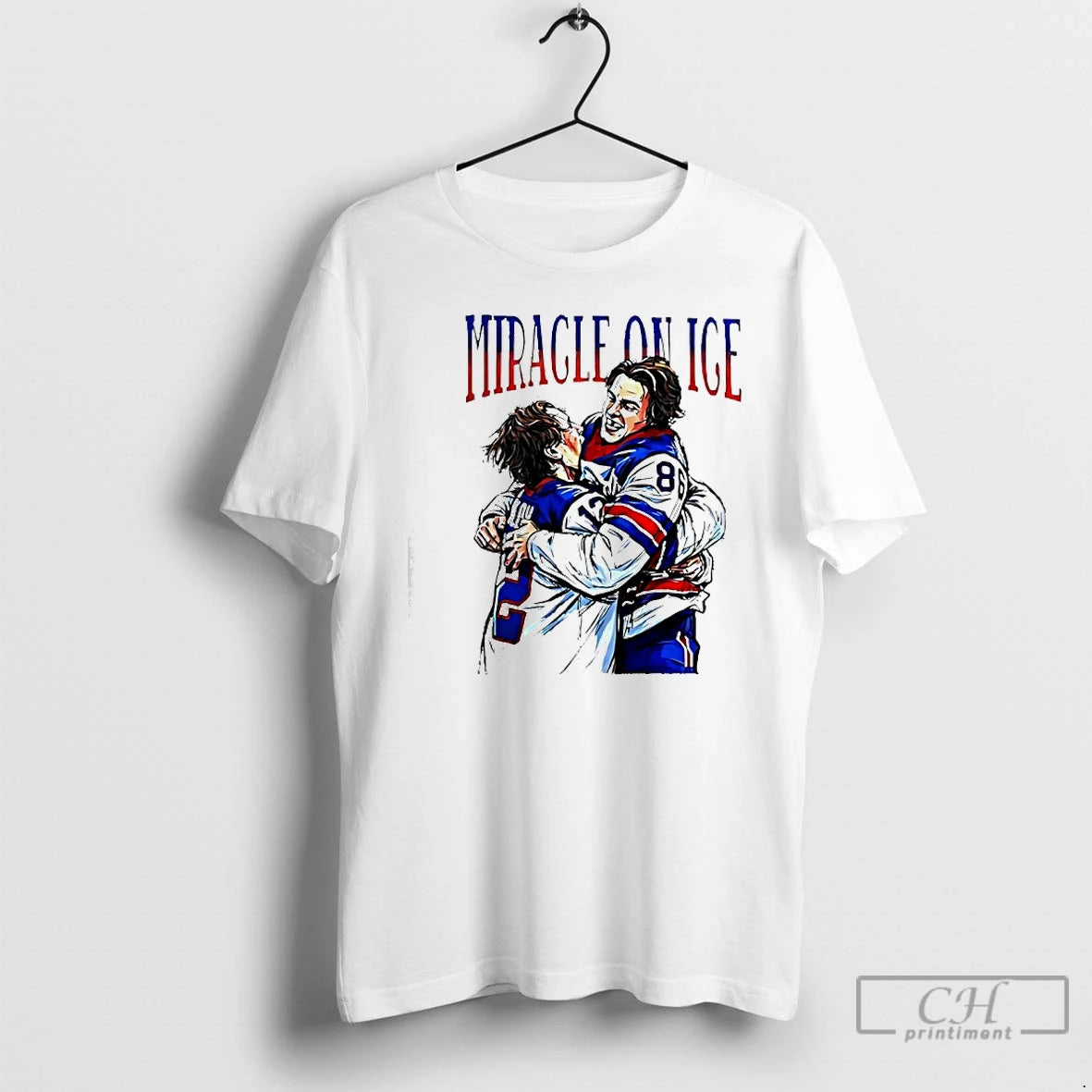 Classic Jack Hughes Hug Quinn Hughes Miracle On Ice Usa Olympic