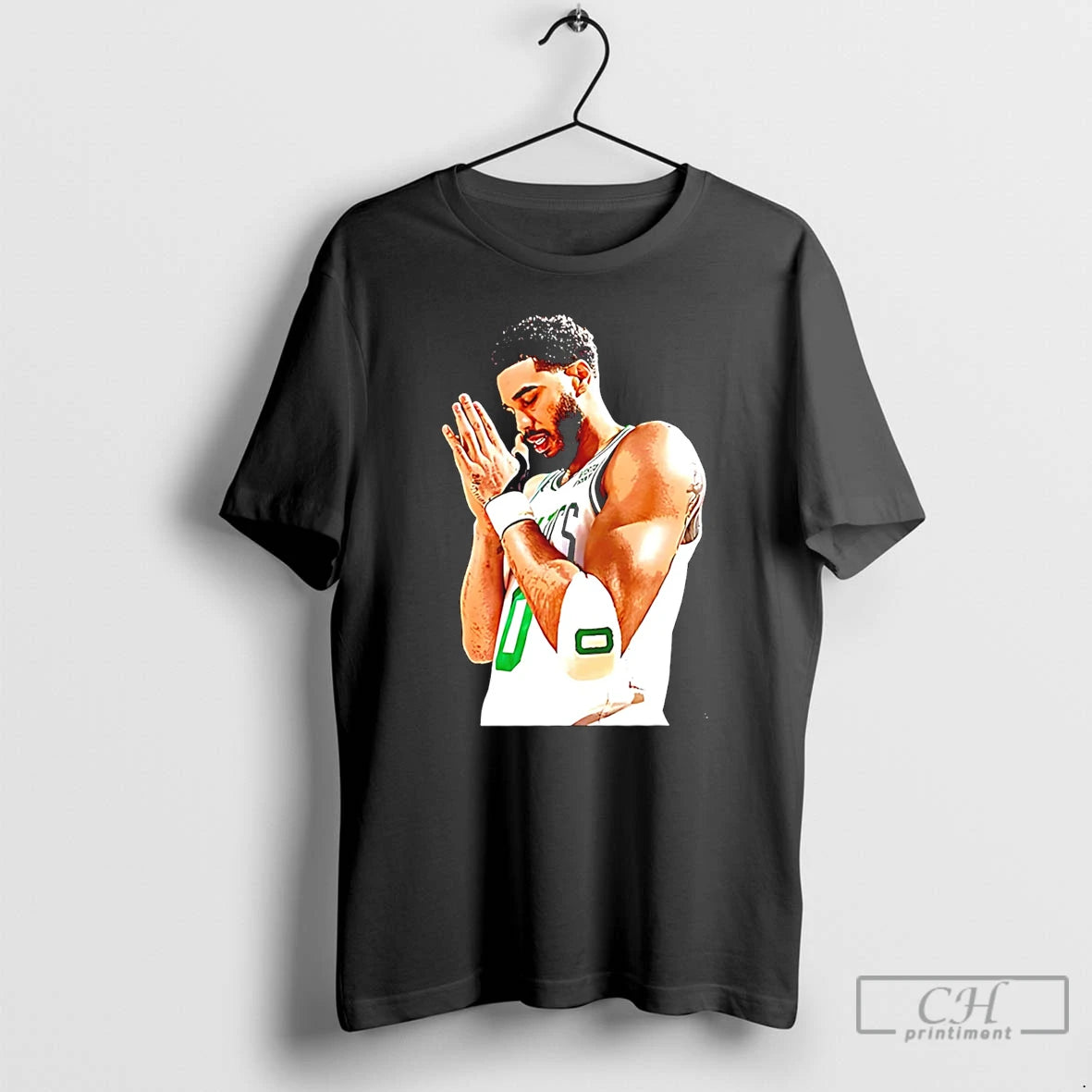 Classic Jayson Tatum Boston Celtics Pray Graphic