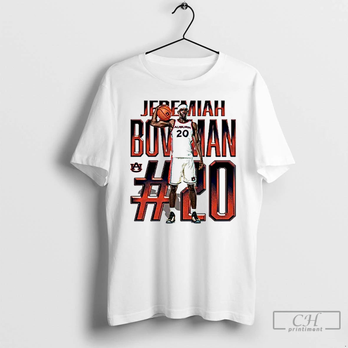Classic Jeremiah Bowman Auburn Basketball Ncaa 2025 2026 Graphic