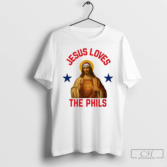 Classic Jesus Loves The Phils Philadelphia Phillies Heart Bell