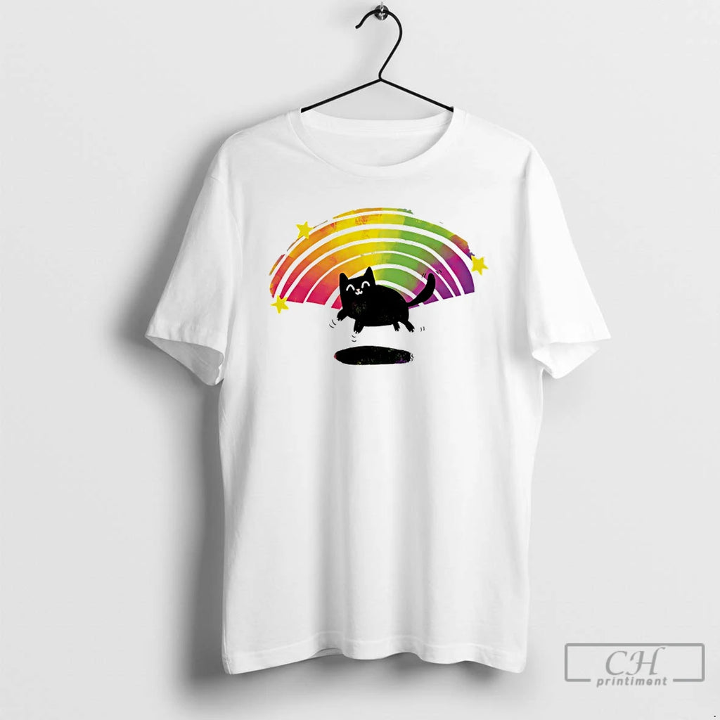 Classic Joy Cat Rainbow Art