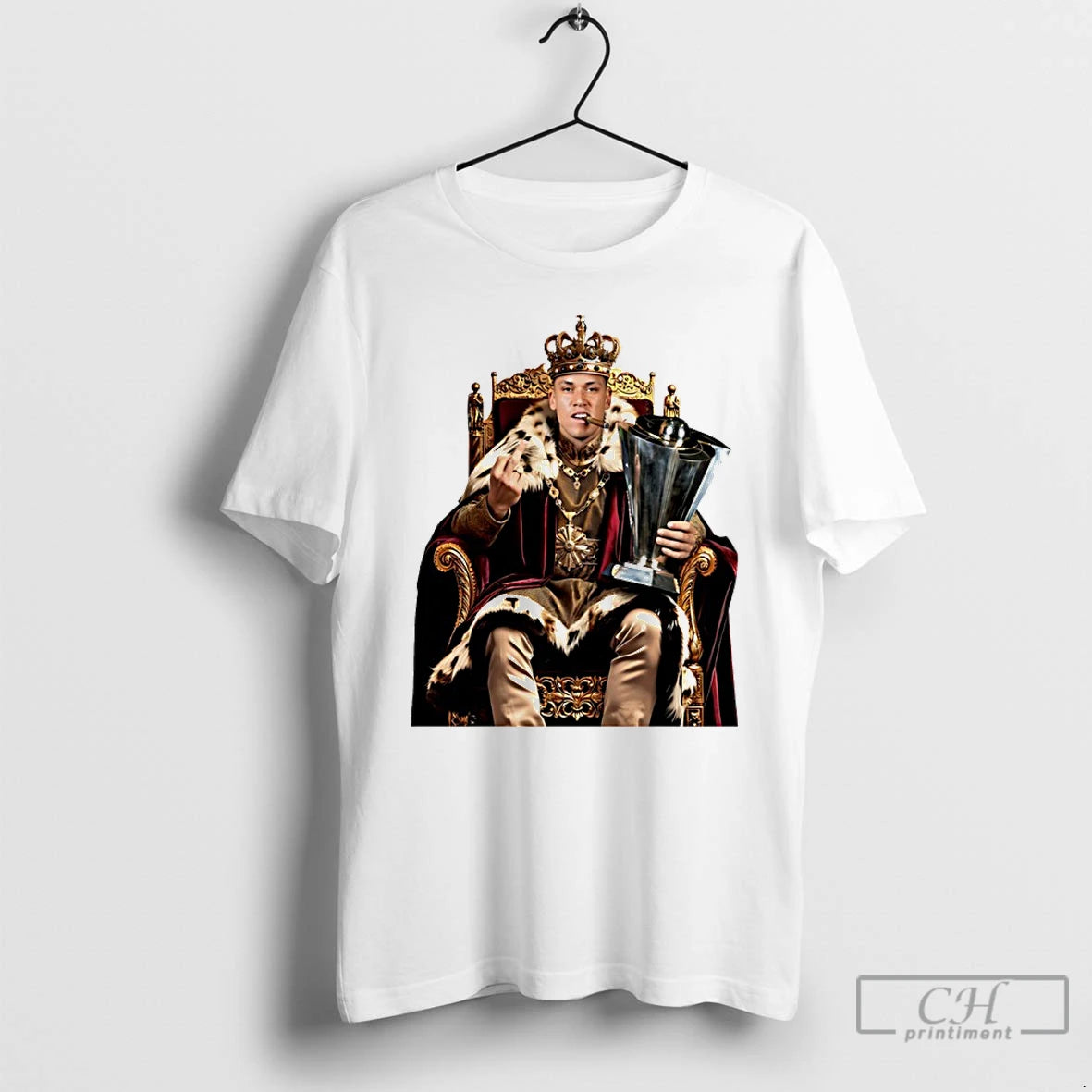 Classic King Aaron Judge With Trophy Usa Champions World Baseball Classic 2026 Graphic T Shirts
