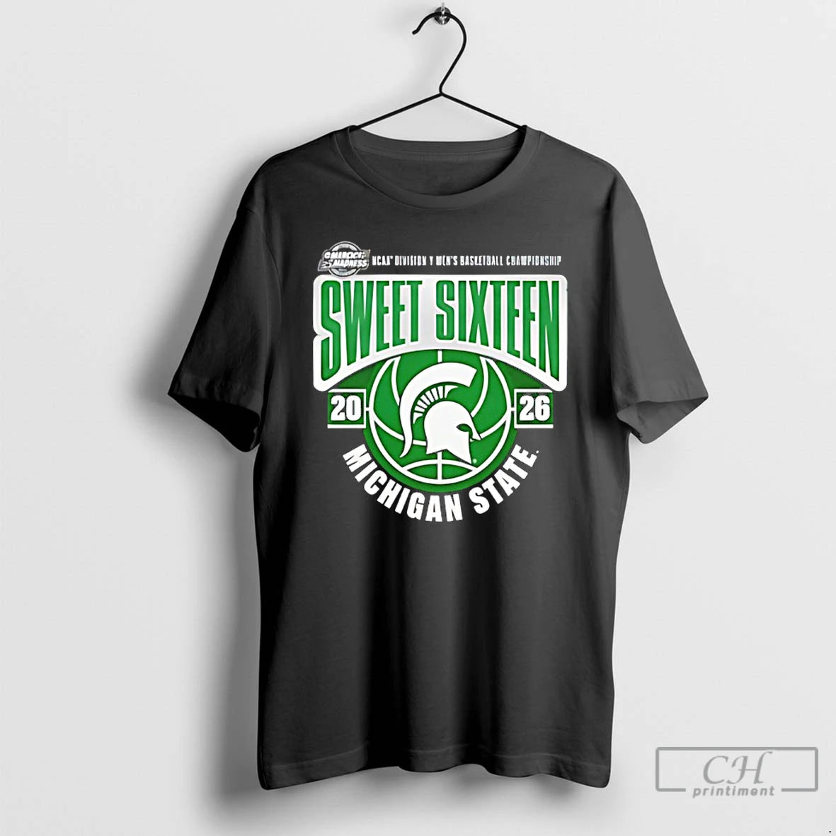 Classic Michigan State Spartans Mens Basketball 2026 Ncaa March Madness Sweet 16 T Shirts Sweater