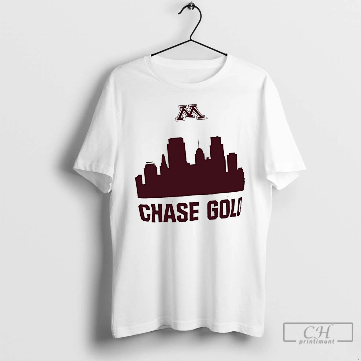 Classic Minnesota Golden Gophers Football Chase Gold City Skyline