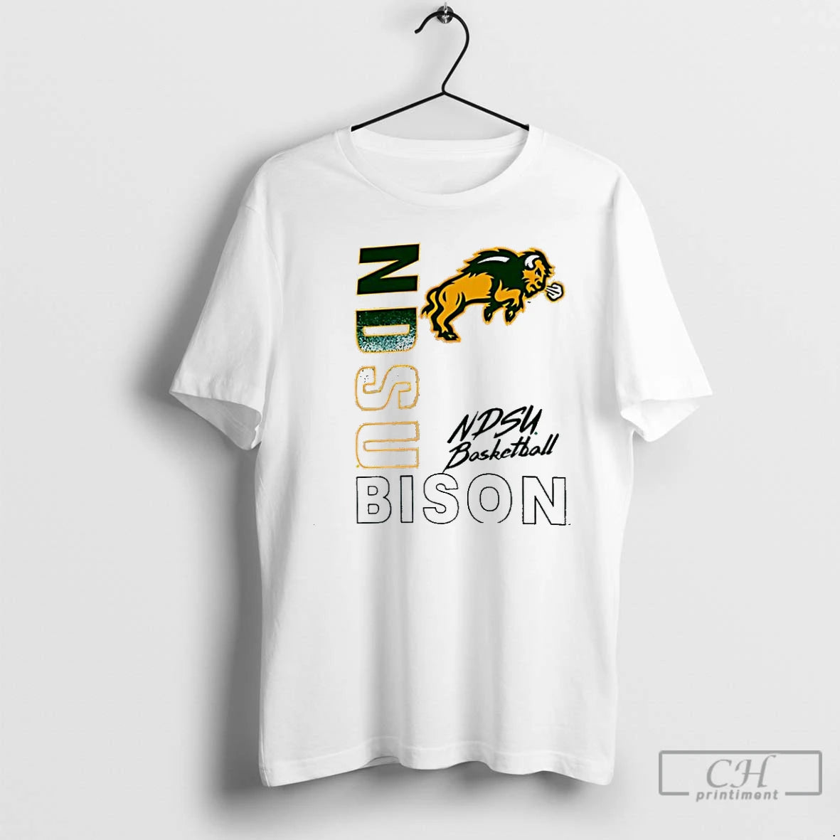 Classic Ndsu North Dakota State University Bison Basketball Graphic