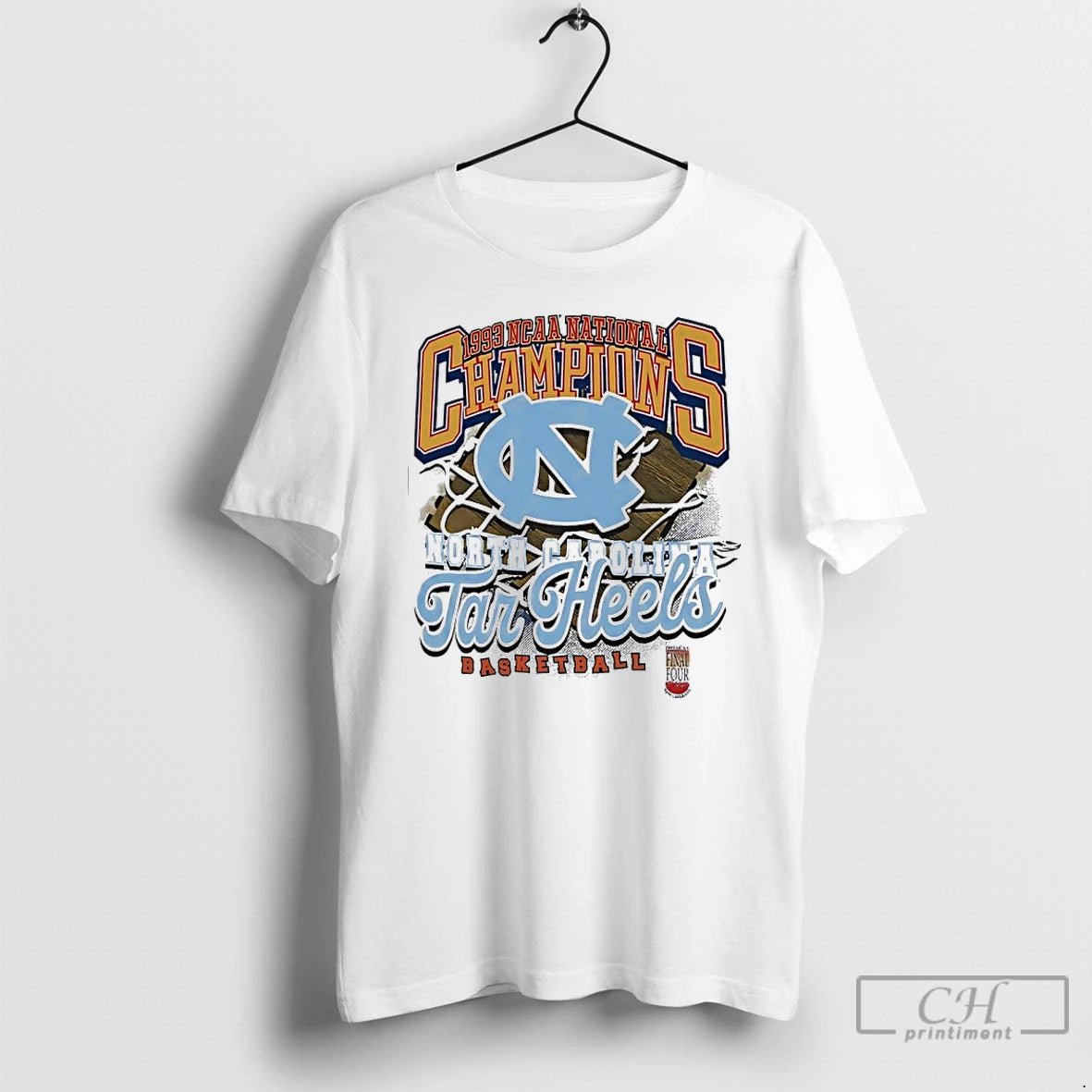 Classic North Carolina Tar Heels Basketball 1993 Ncaa National Champions