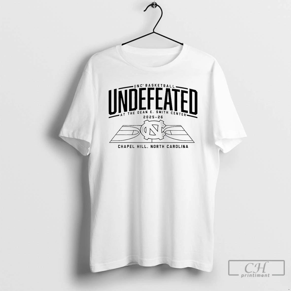 Classic North Carolina Tar Heels Undefeated At The Dean E Smith Center T Shirts Sweater