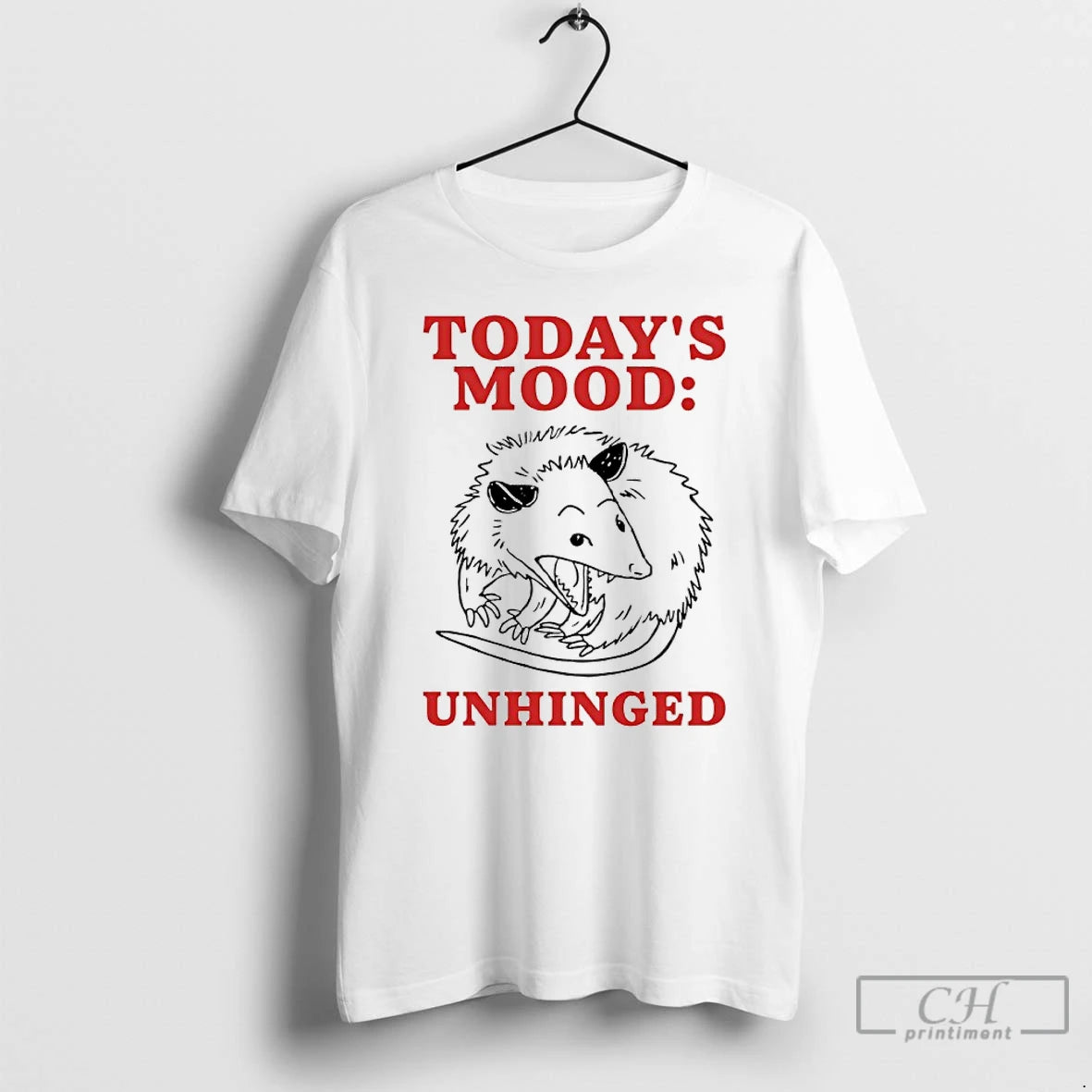 Classic Opossum Todays Mood Unhinged