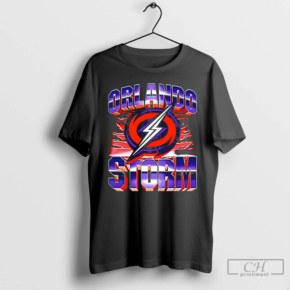 Classic Orlando Storm Ufl Logo Vintage