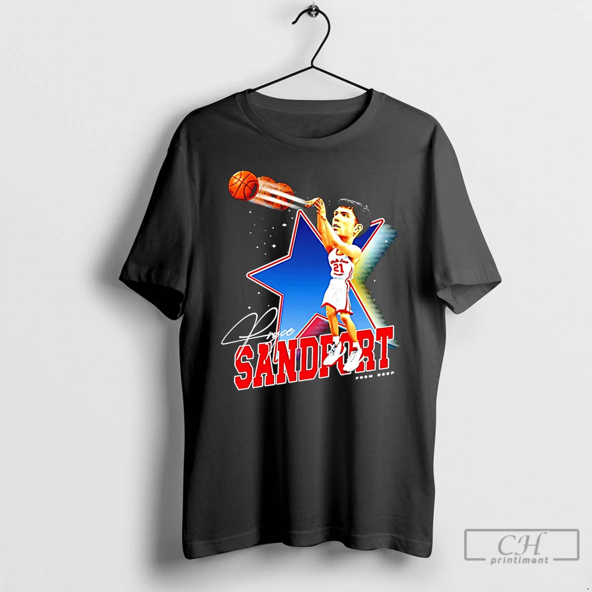 Classic Pryce Sandfort Nebraska Cornhuskers From Deep Caricature