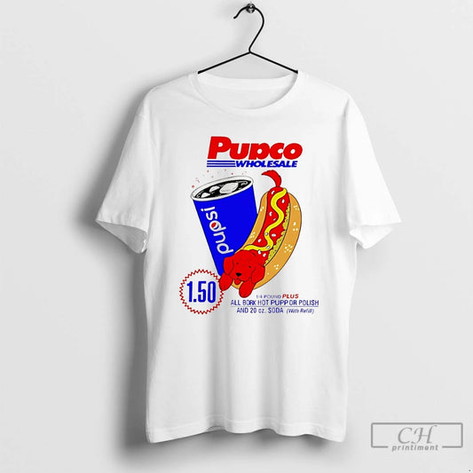 Classic Pupsi Hot Dog Pupco Wholesale All Bork Hot Pupp Or Polish T Shirts Sweater