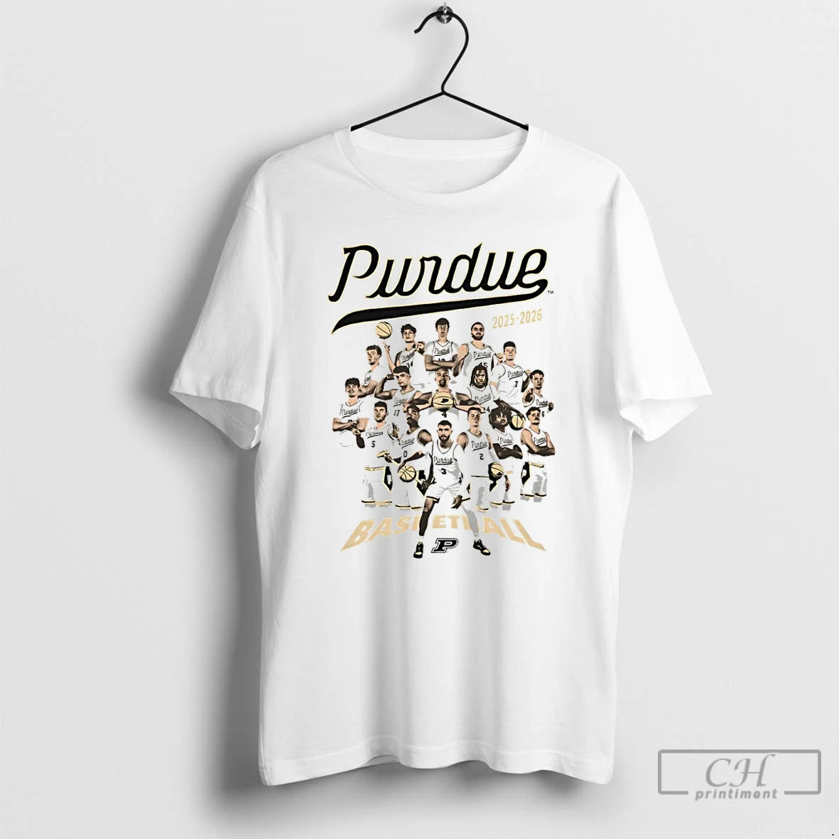 Classic Purdue Boilermakers Mens Basketball 2025 2026 Graphic