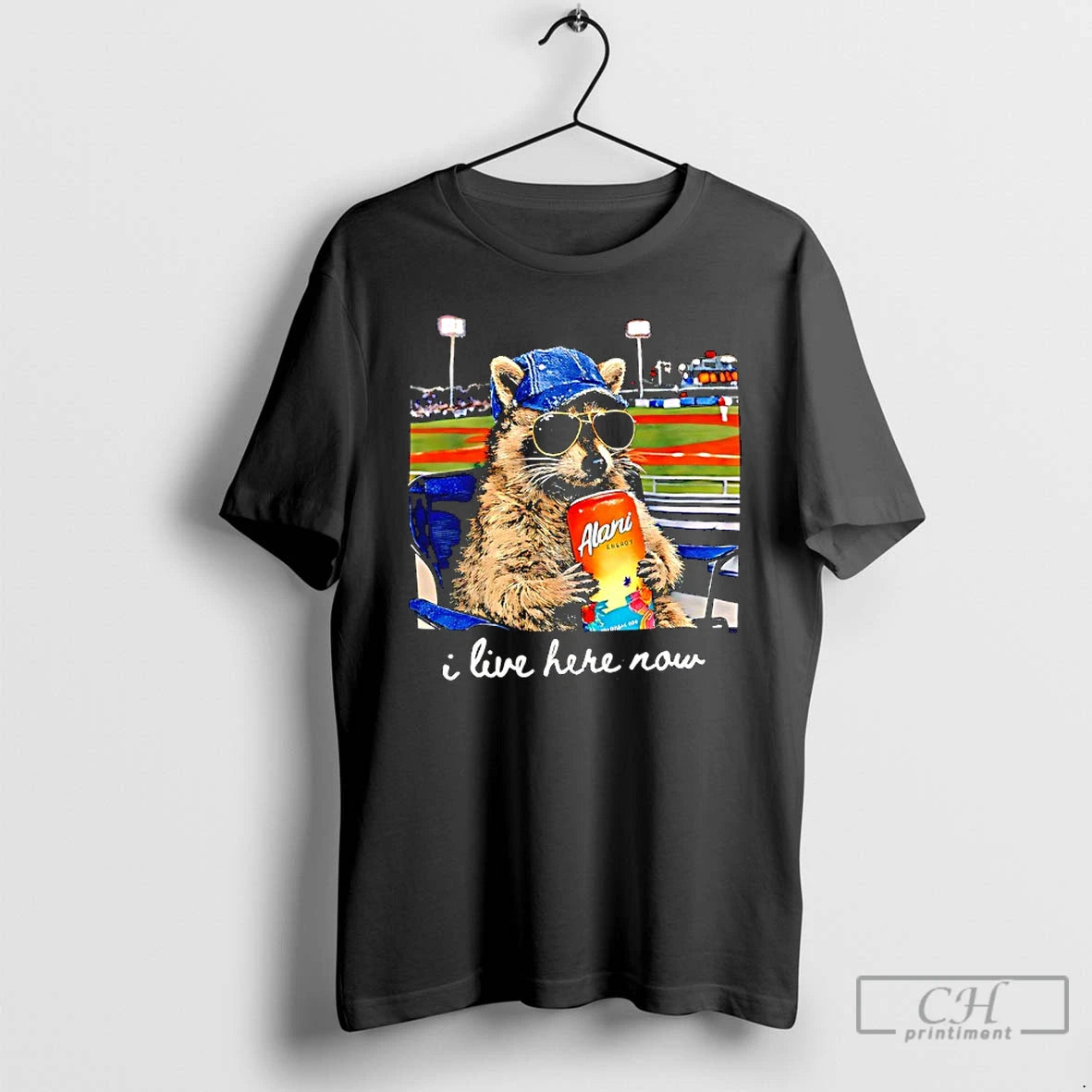 Classic Raccoon I Live Here Now Alani Nu Energy