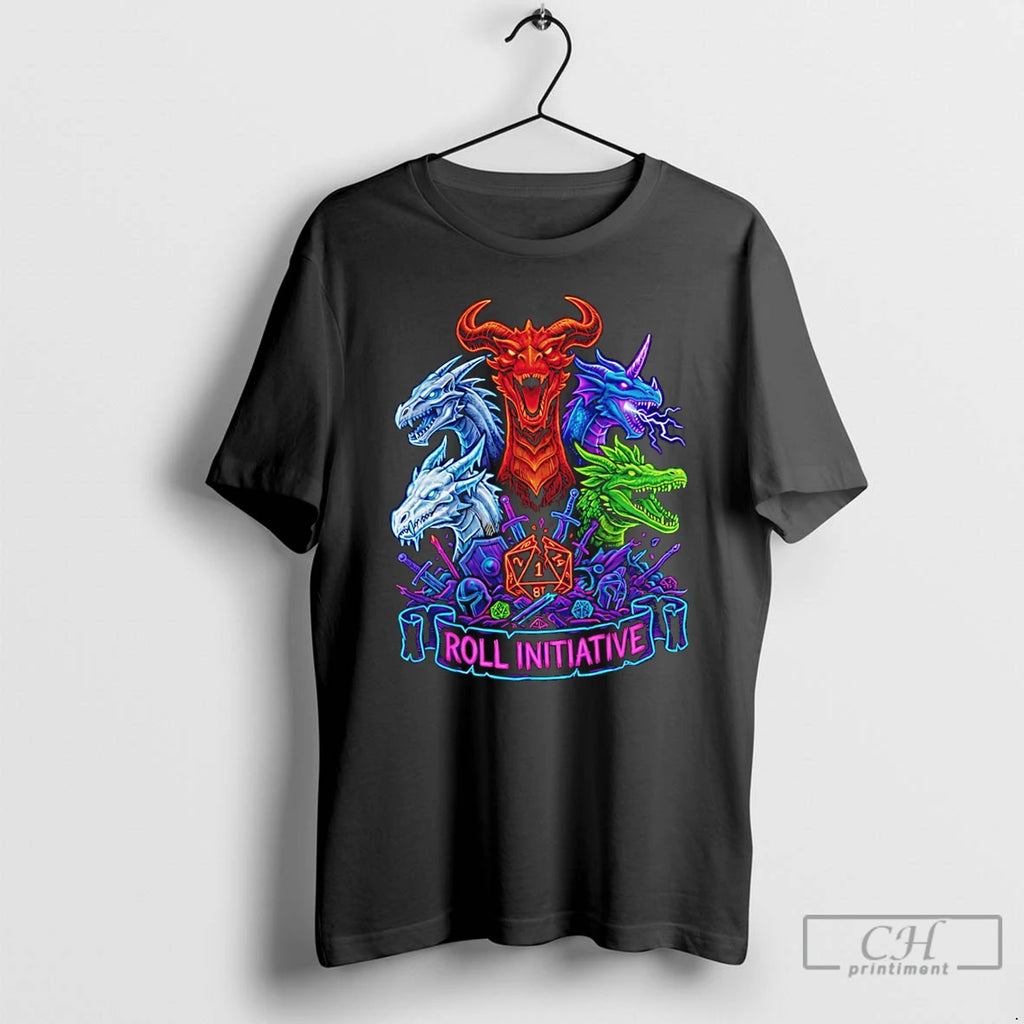 Classic Roll Initiative Chromatic Dragons Neon