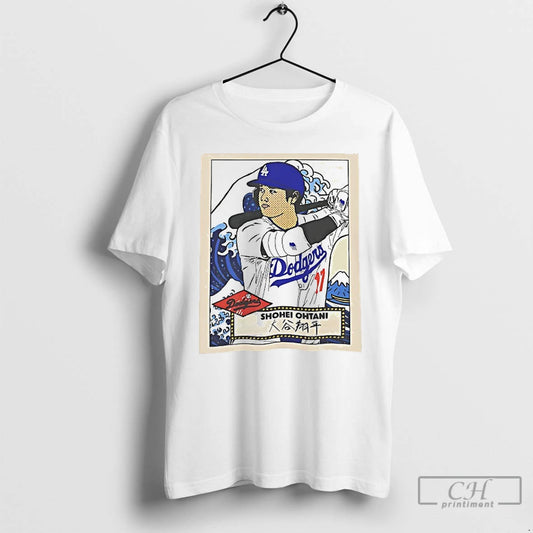 Classic Shohei Ohtani Los Angeles Dodgers Hokusai 2026