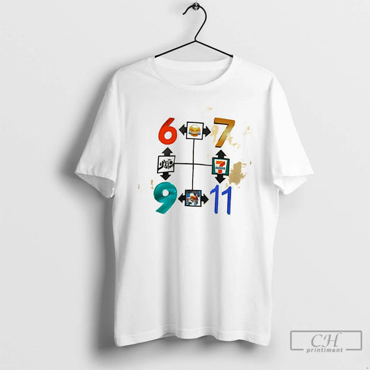 Classic Six Seven Nine Eleven 67 Joke 9 11