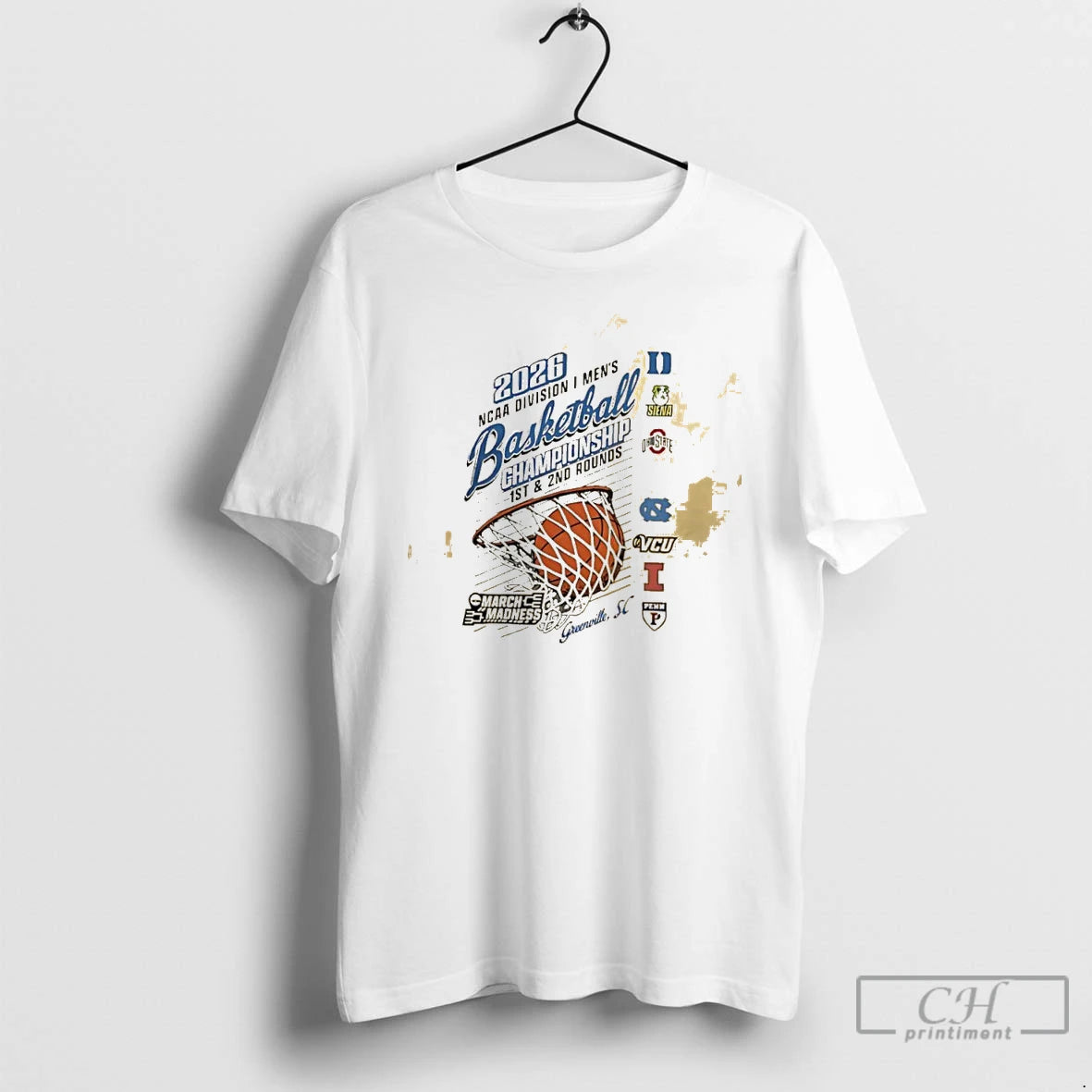 Classic Team 2026 Ncaa Division I Mens Basketball 1st 2nd Rounds Greenville Championhip T Shirts