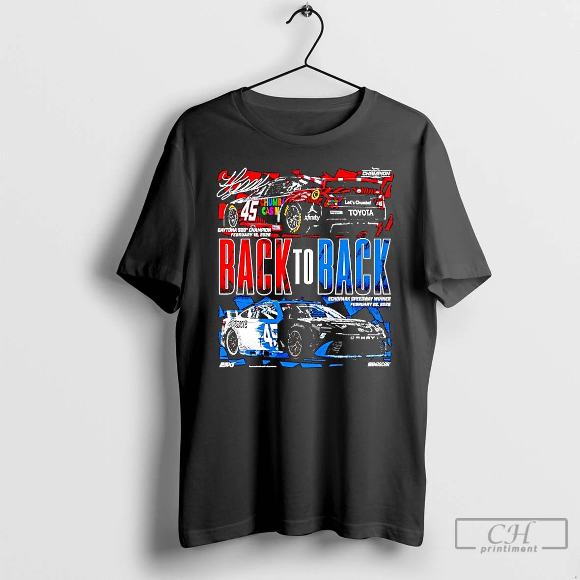 Classic Tyler Reddick Classic Ink Black Back To Back Wins