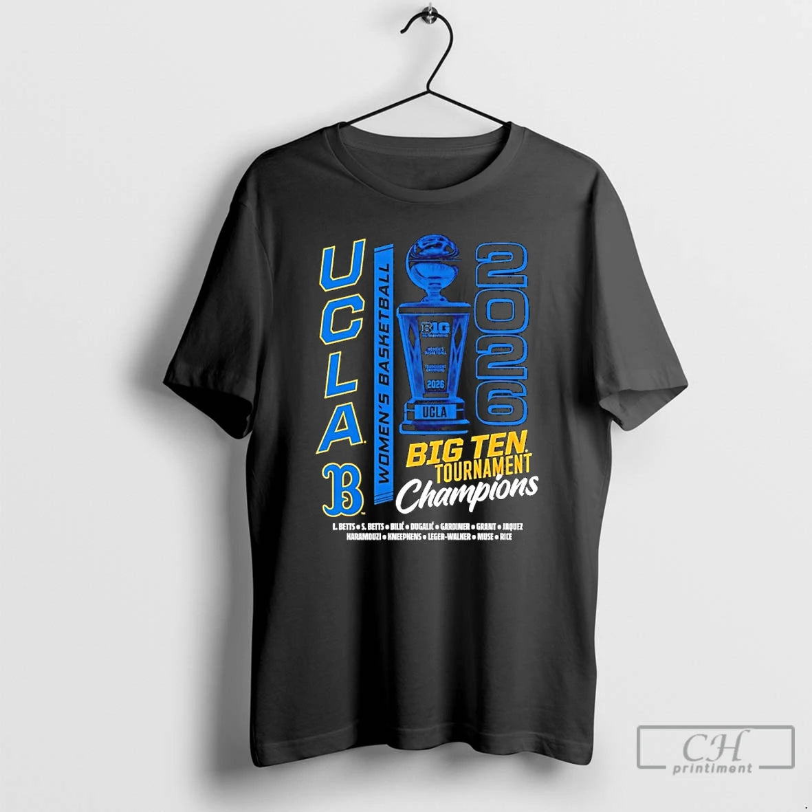 Classic Ucla Womens Basketball 2026 Big Ten Tournament Champions Trophy