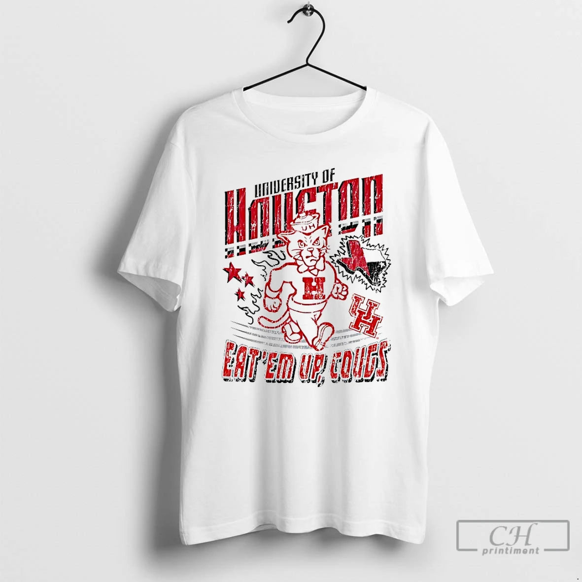 Classic University Of Houston Eat Em Up Cougs