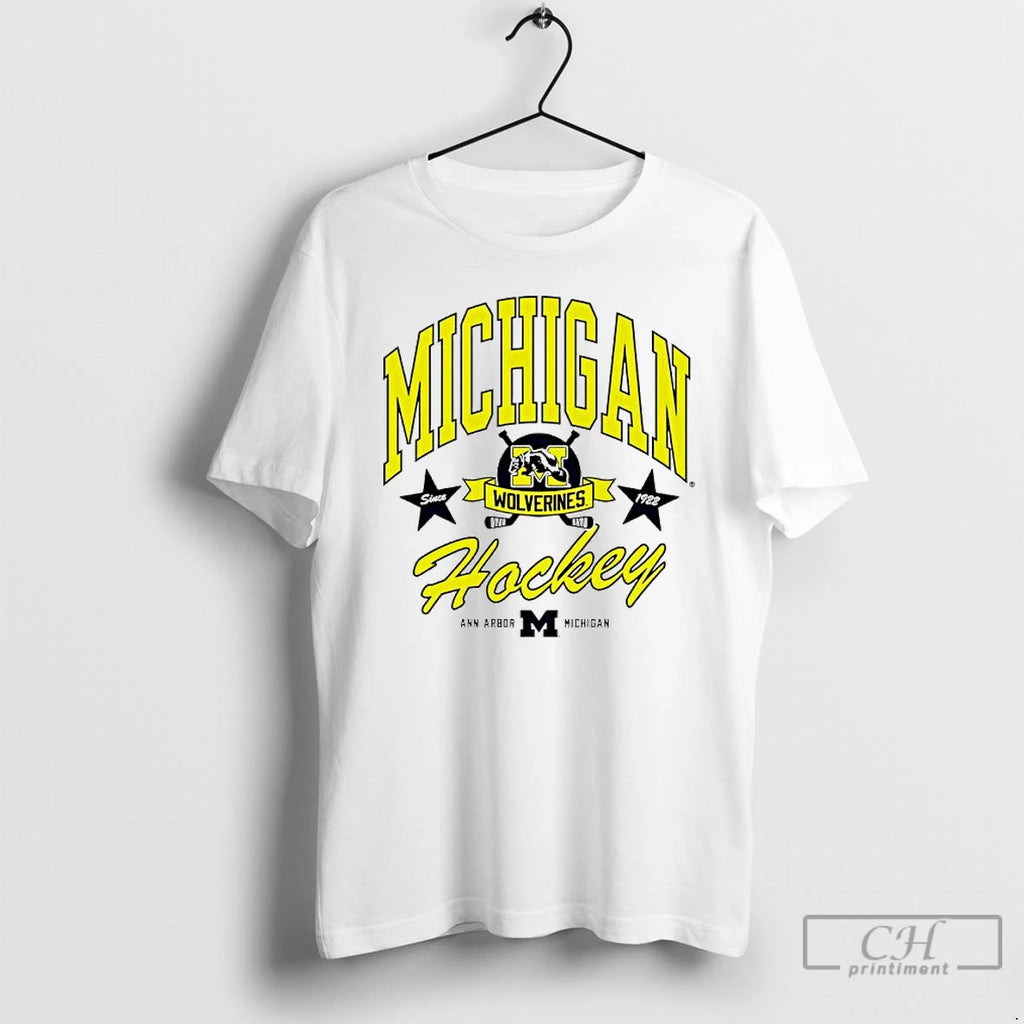 Classic University Of Michigan Hockey Wolverines Heritage