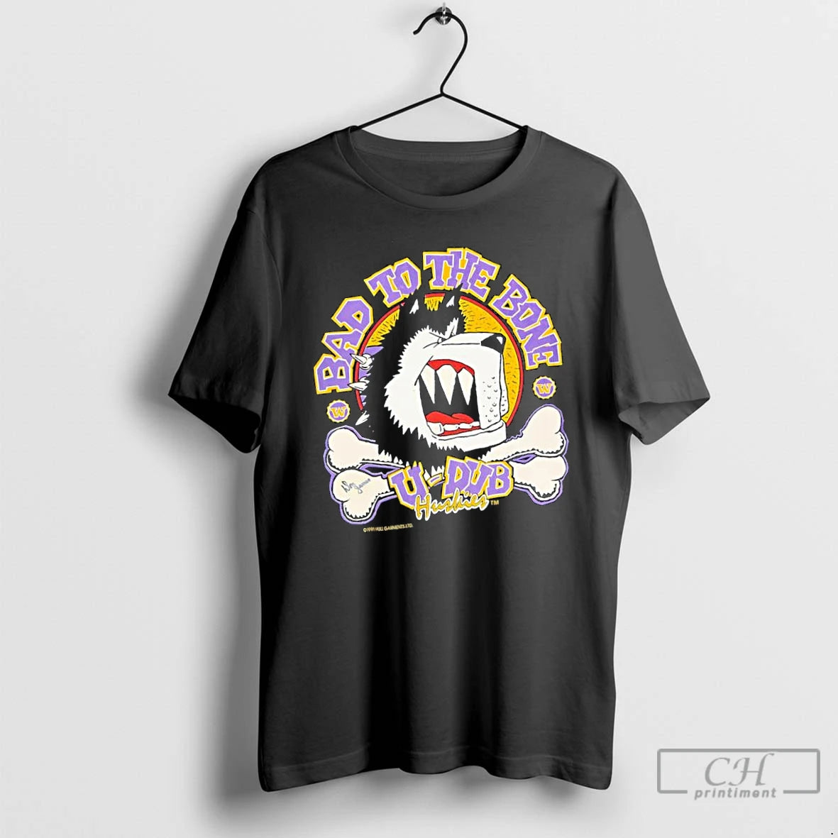 Classic Washington Huskies Bad To The Bone Coach Don James