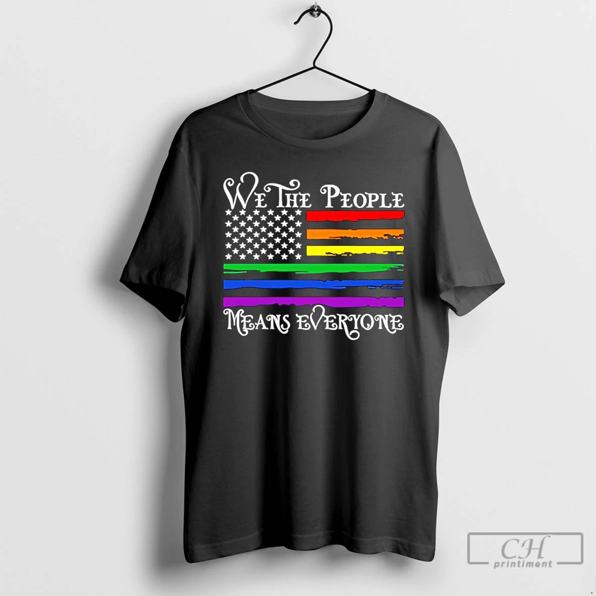 Classic We The People Means Everyone Usa Flag