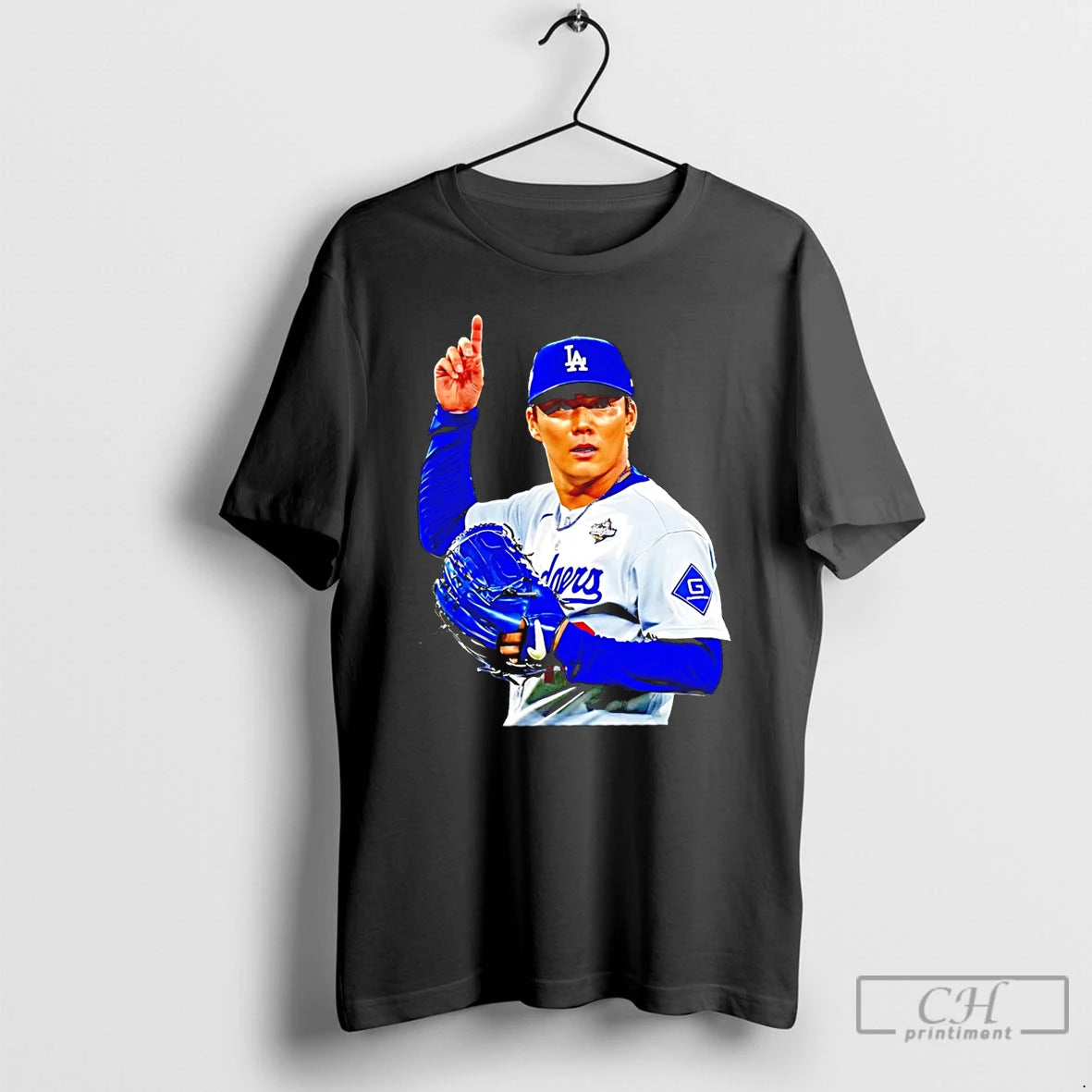 Classic Yoshinobu Yamamoto Los Angeles Dodgers Graphic 26