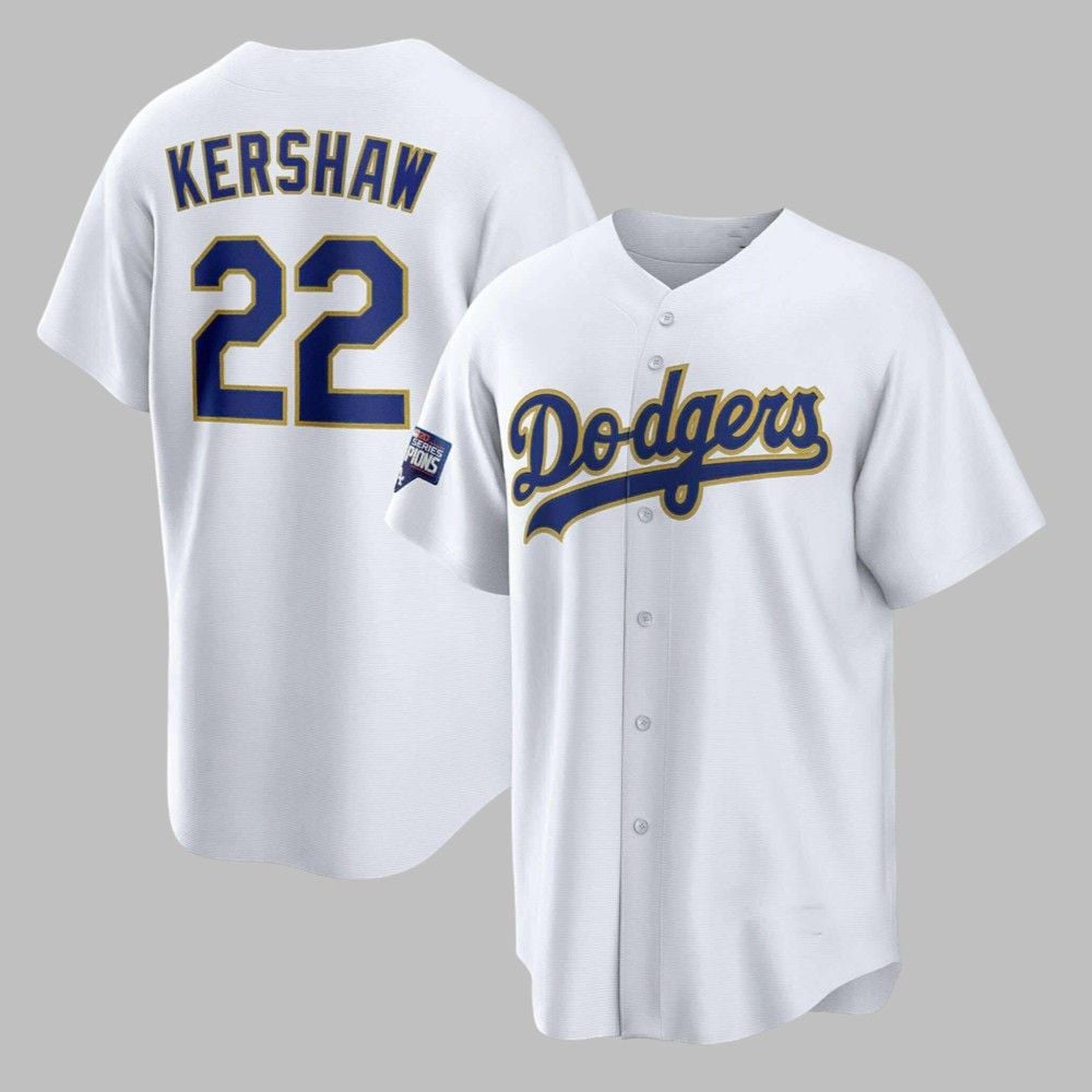 Clay Kershaw Dodgers Jersey 2025 - Grishko.com