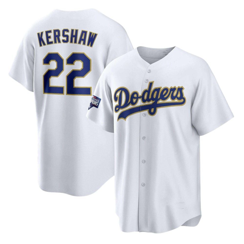 Clay Kershaw Dodgers Jersey 2025 - Grishko.com