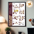 Cleverland NBA 2026 2027 Schedule Home Decor Poster Canvas