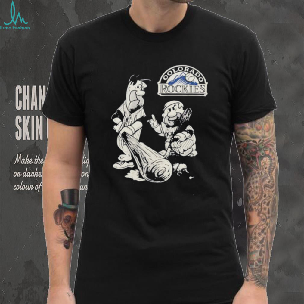 Colorado Rockies Bootleg Cartoon Baseball Players shirt