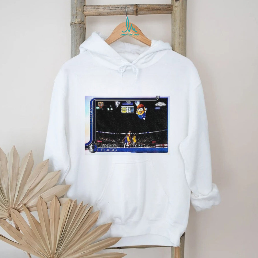 Cooper Flagg Mavericks basketball Topps Chrome Card shirt