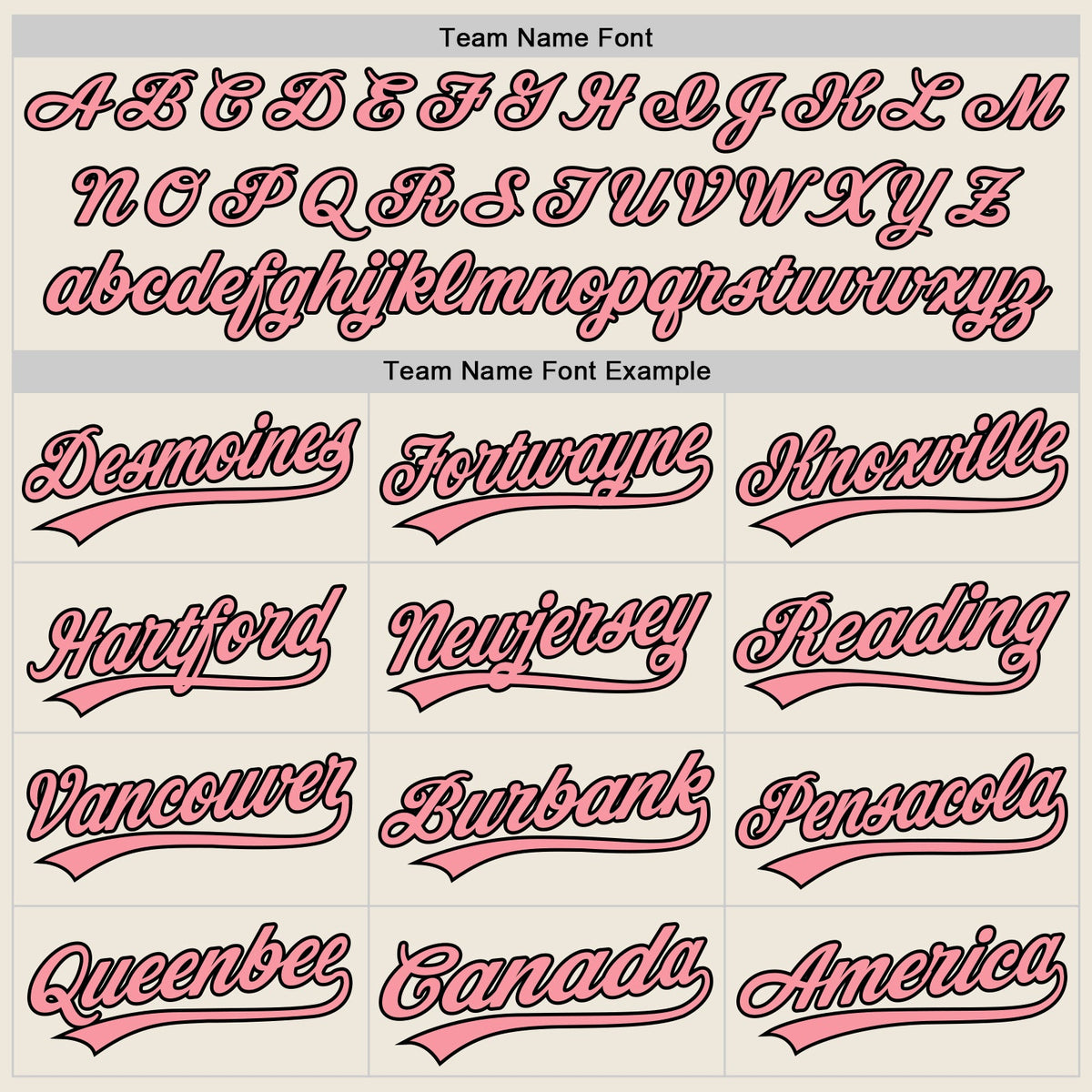 Custom Cream Medium Pink-Black Authentic Baseball Jersey