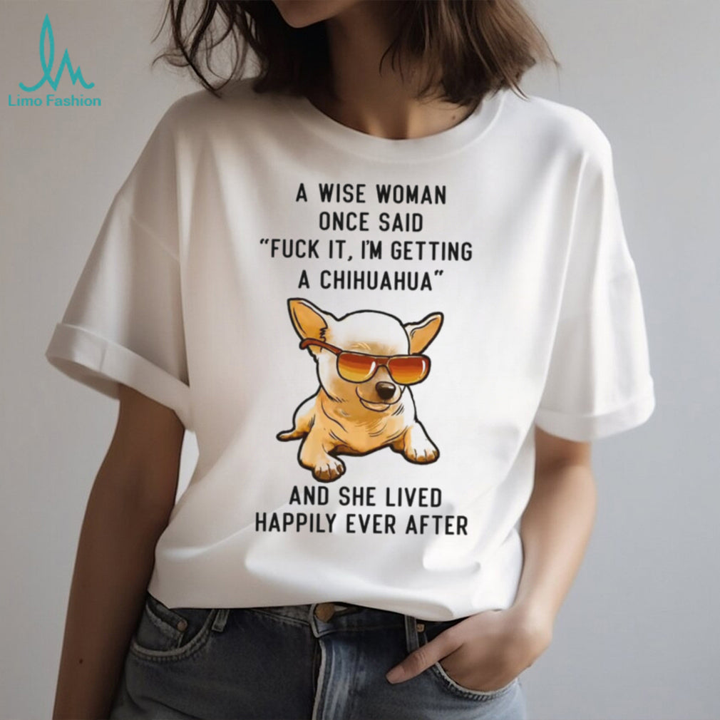 Cute Chihuahua Dog Sunglasses Funny Animal Lover Shirt