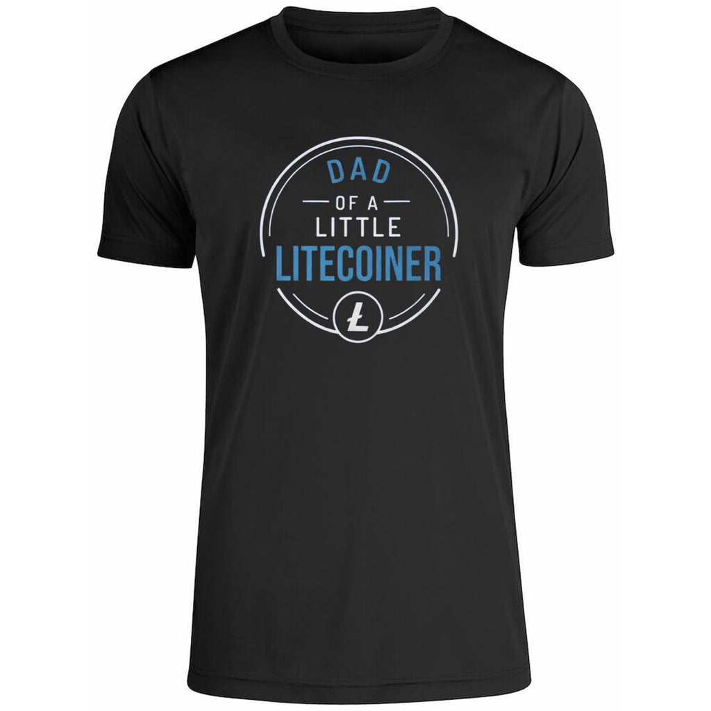 Dad Of A Little Litecoiner Litecoin Shirt