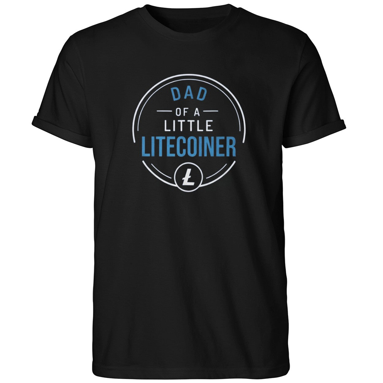 Dad Of A Little Litecoiner Litecoin Shirt