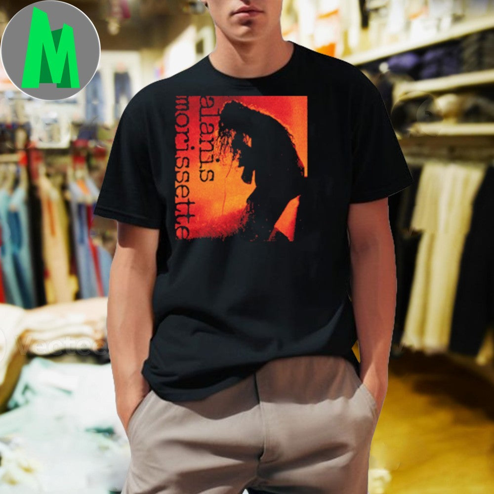 Design Alanis Orange Silhouette Shirt
