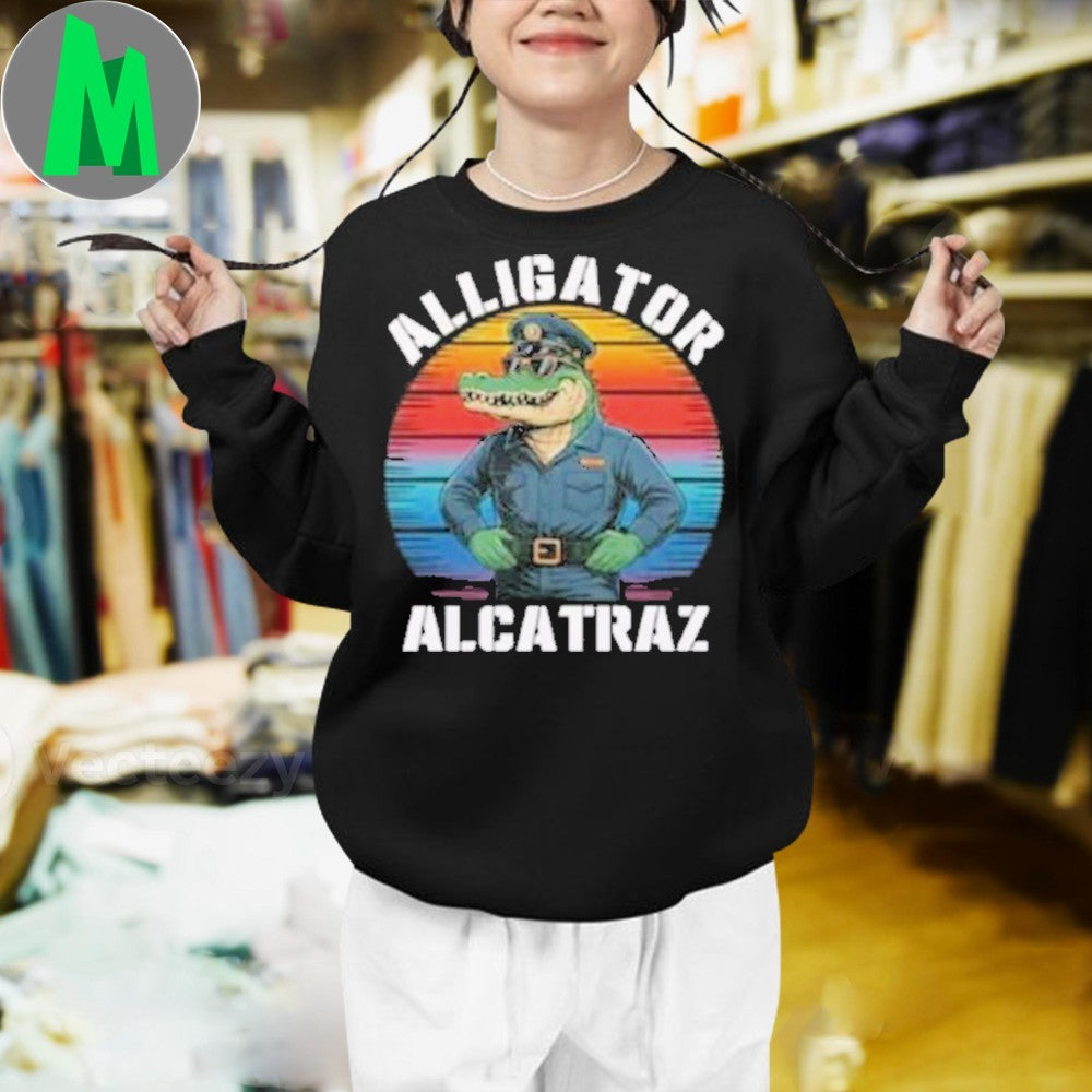 Design Alcatraz Police Alligator Alligator Alcatraz Shirt