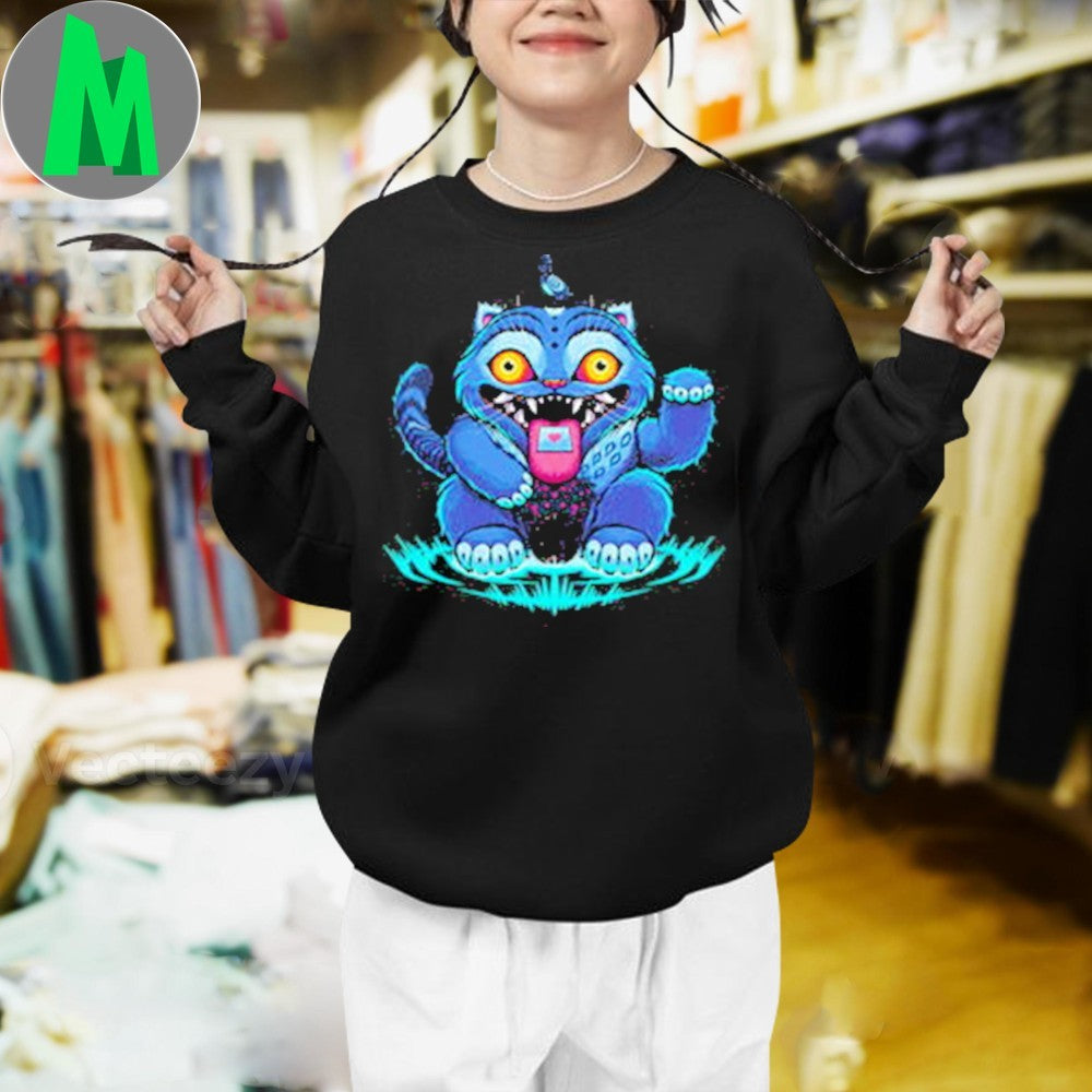 Design Blue Derpy Money Tiger Shirt
