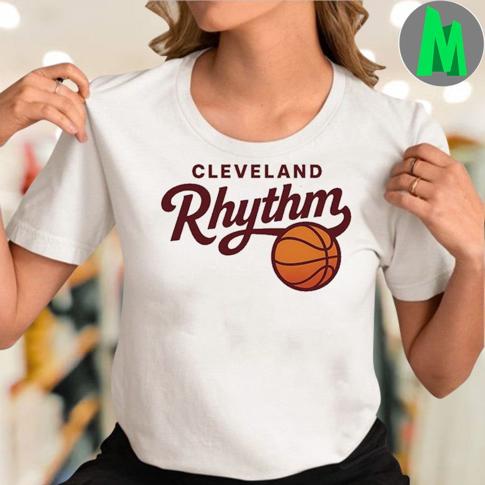 Design Cleveland Rhythm Basketball Team Logo T-Shirt