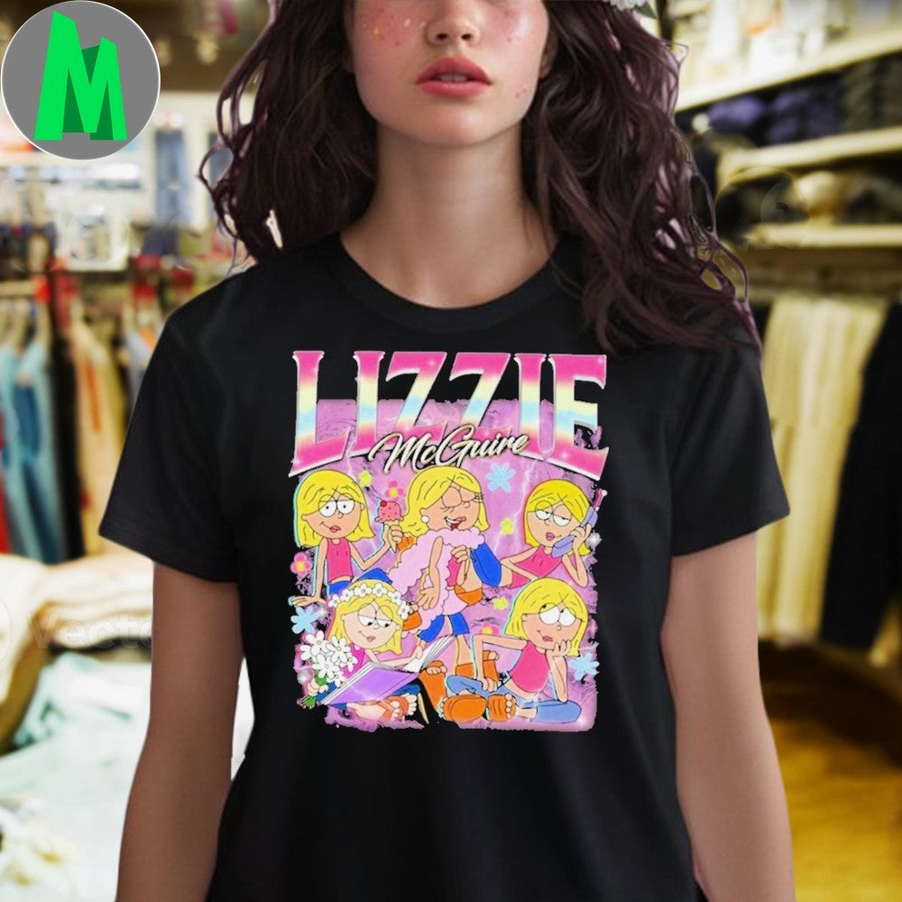 Design Lizzie McGuire Retro Y2K Cartoon T-Shirt